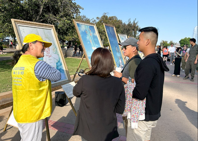 Image for article San Diego, Kalifornia: Ludzie widzą nadzieję w wystawie sztuki