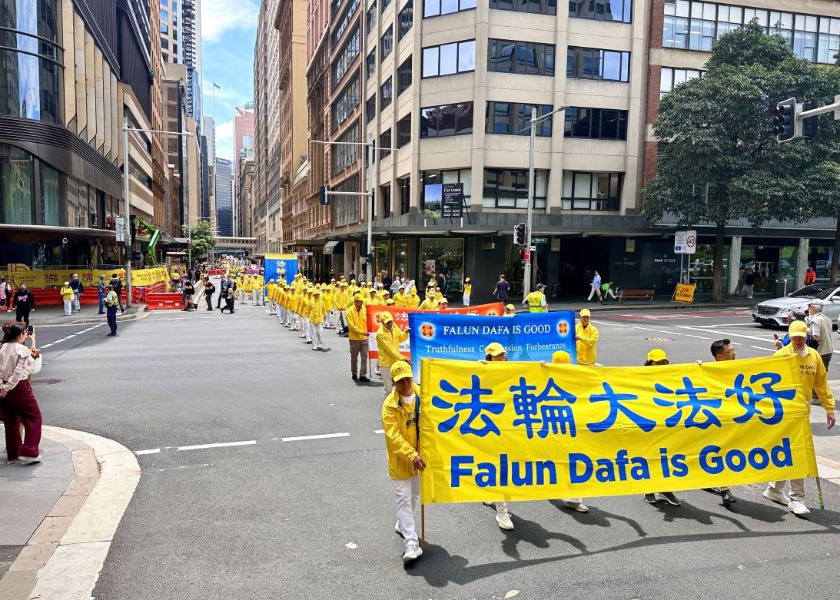 Image for article Sydney, Australia: Mieszkańcy doceniają marsz Falun Dafa