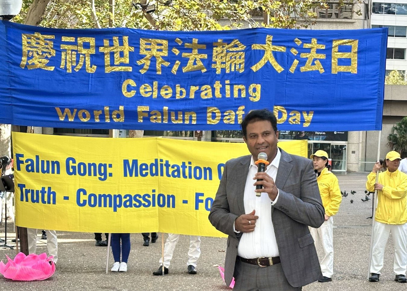 Image for article Australia: Urzędnicy i przywódcy upamiętniają 26. Światowy Dzień Falun Dafa (część 1)