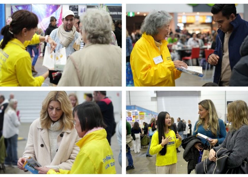 Image for article Australia: Uczestnicy dowiadują się o Falun Dafa podczas festiwalu Mind Body Spirit w Melbourne