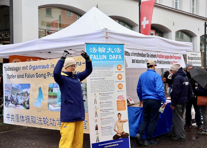Image for article Niemcy: Mieszkańcy i turyści potępiają prześladowania Falun Dafa podczas wydarzenia nad Jeziorem Bodeńskim (część 2)