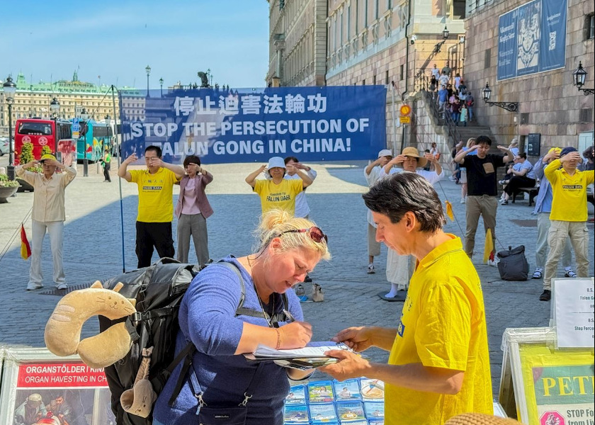 Image for article Szwecja: Podnoszenie świadomości na temat prześladowań ze strony chińskiego reżimu komunistycznego