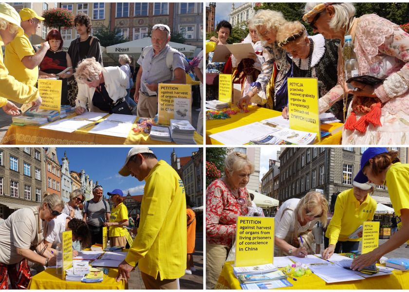 Image for article Przedstawienie praktyki Falun Dafa w mieście portowym w północnej Polsce