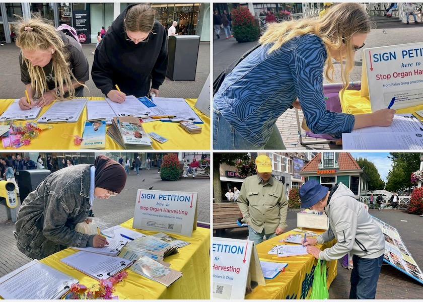 Image for article Holandia: Turyści w Zaandam dowiadują się o Falun Dafa