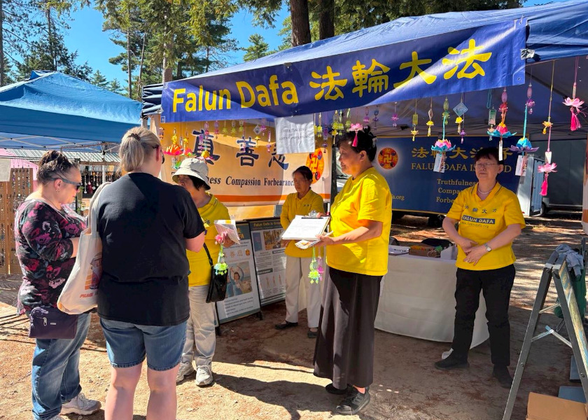 Image for article New Hampshire, USA: Prezentacja praktyki Falun Dafa na Targach Stanowych w Hopkinton