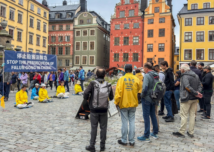 Image for article Wsparcie dla Falun Dafa w Szwecji