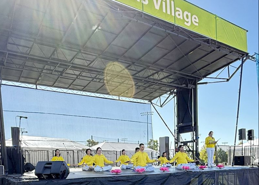 Image for article Kalifornia: Promowanie Falun Dafa na Festiwalu Global Village w Irving