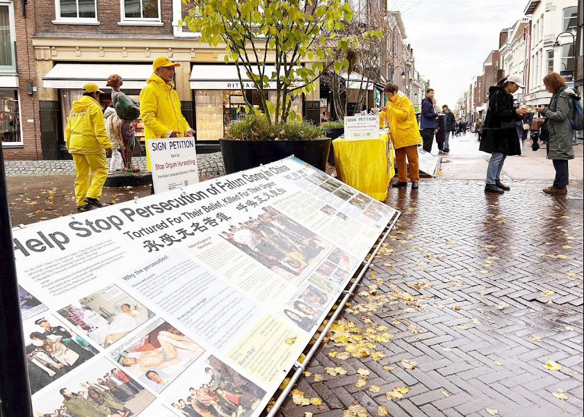 Image for article Ludzie poznają Falun Dafa podczas wydarzenia w Holandii