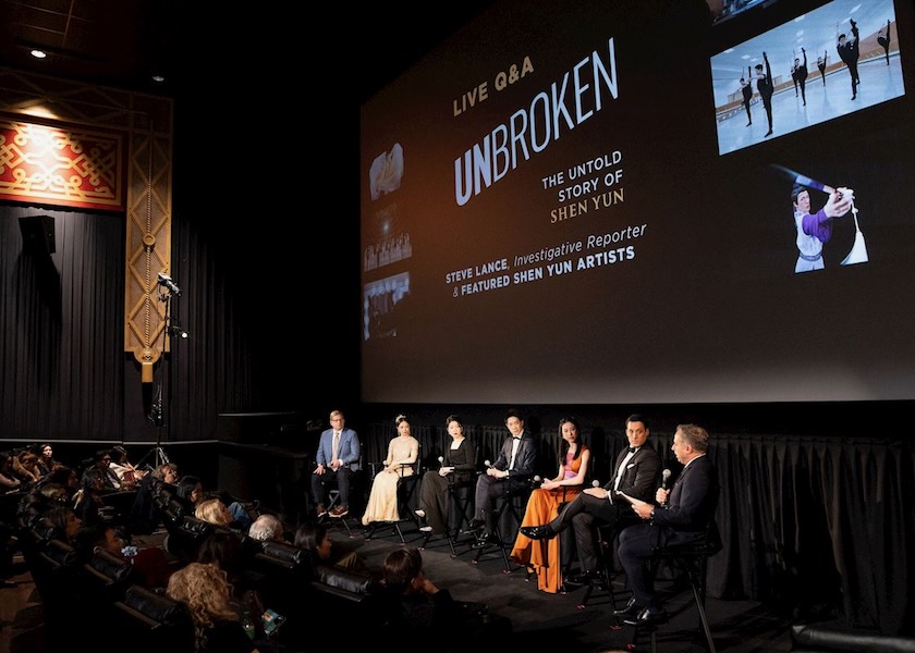 Image for article Nowy Jork: Widzowie premiery filmu „Unbroken” poruszeni duchem artystów Shen Yun
