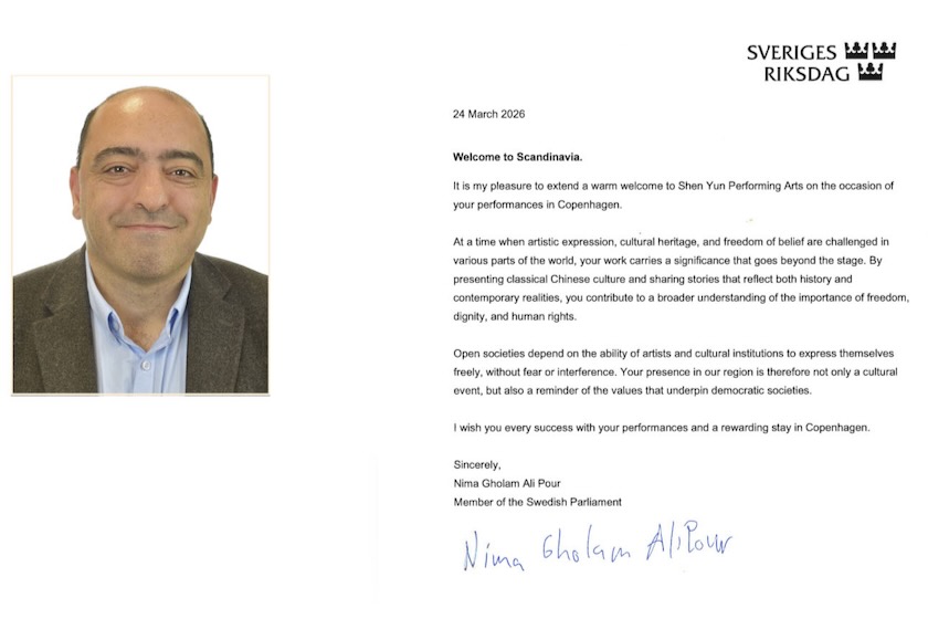 Image for article Parlamentarzysta ze Szwecji życzy Shen Yun dalszych sukcesów
