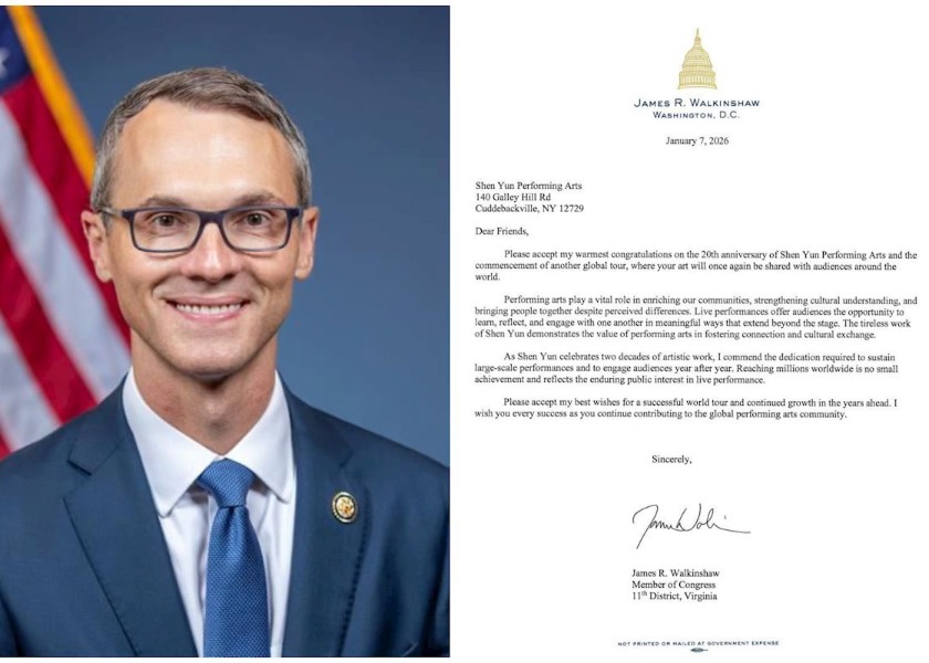 Image for article Wirginia: Kongresmen, ustawodawcy stanowi i burmistrzowie doceniają Shen Yun przed występami w Norfolk