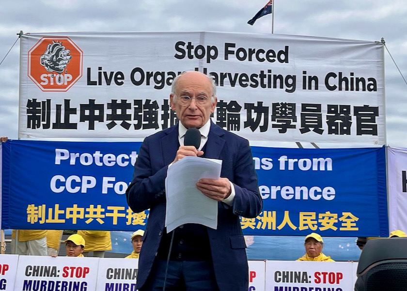 Image for article Australia: Manifestacja w Canberze potępia przymusowe pobieranie narządów w Chinach oraz represje o zasięgu międzynarodowym