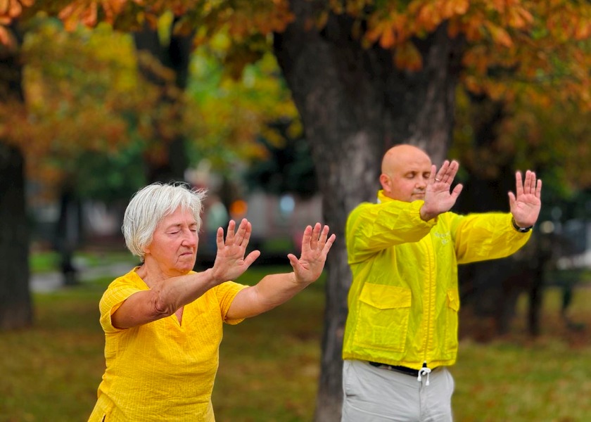 Image for article Ukraina: Praktykujący Falun Dafa przynoszą nadzieję i pokój do Winnicy